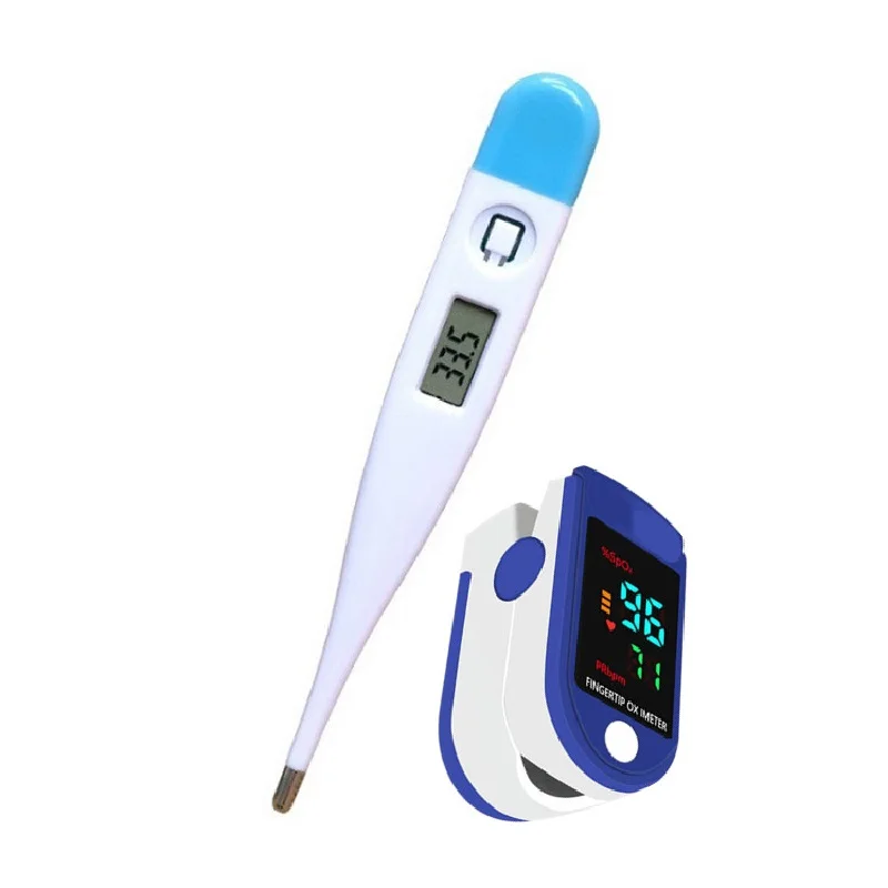 Thermometer Electronic Hard Head Oral Armpit Temperature Measurement Household Adults Children Thermometers Oximeter SpO2 Finger