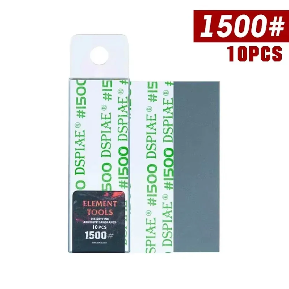 DSPIAE-Papier de Verre Adhésif pour Bricolage, Découpe, 75x25mm, 10 Pièces, MSP 152 Outils, Nouveauté 2023