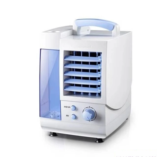 

Chiller Summer Mobile 220V Water-cooled Air Conditioning Fan Office Humidification Radiator Bedroom Dormitory Cooling