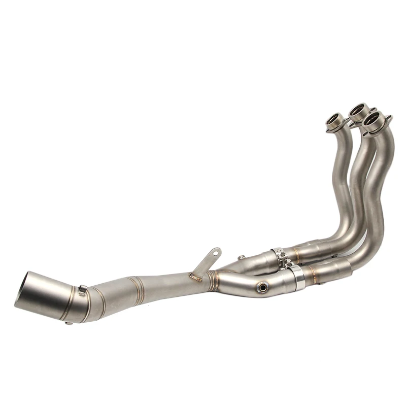 new sale fashion connection motorcycle middle exhaust pipe for YZ-F-R1 muffler pipe