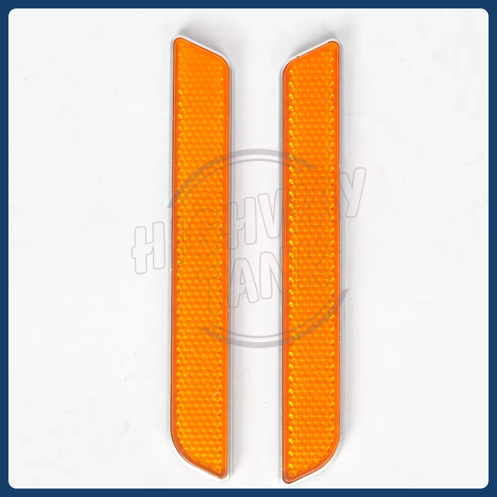 Motorcycle accessories Orange Motorcycle Front Fork Leg Reflectors Shock Case for Harley Dyna Fatboy Softail Lower Leg Slider