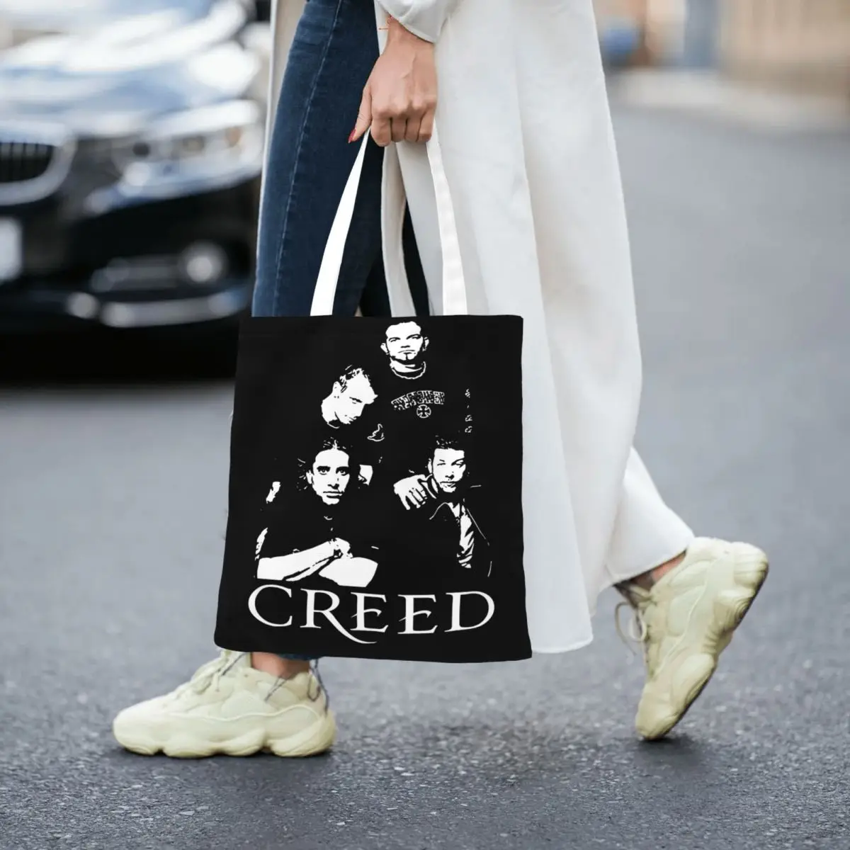 Creed Band Canvas Tote Handtasche 90er Jahre Rock Shoulder Taschen Shopper Taschen für Unisex