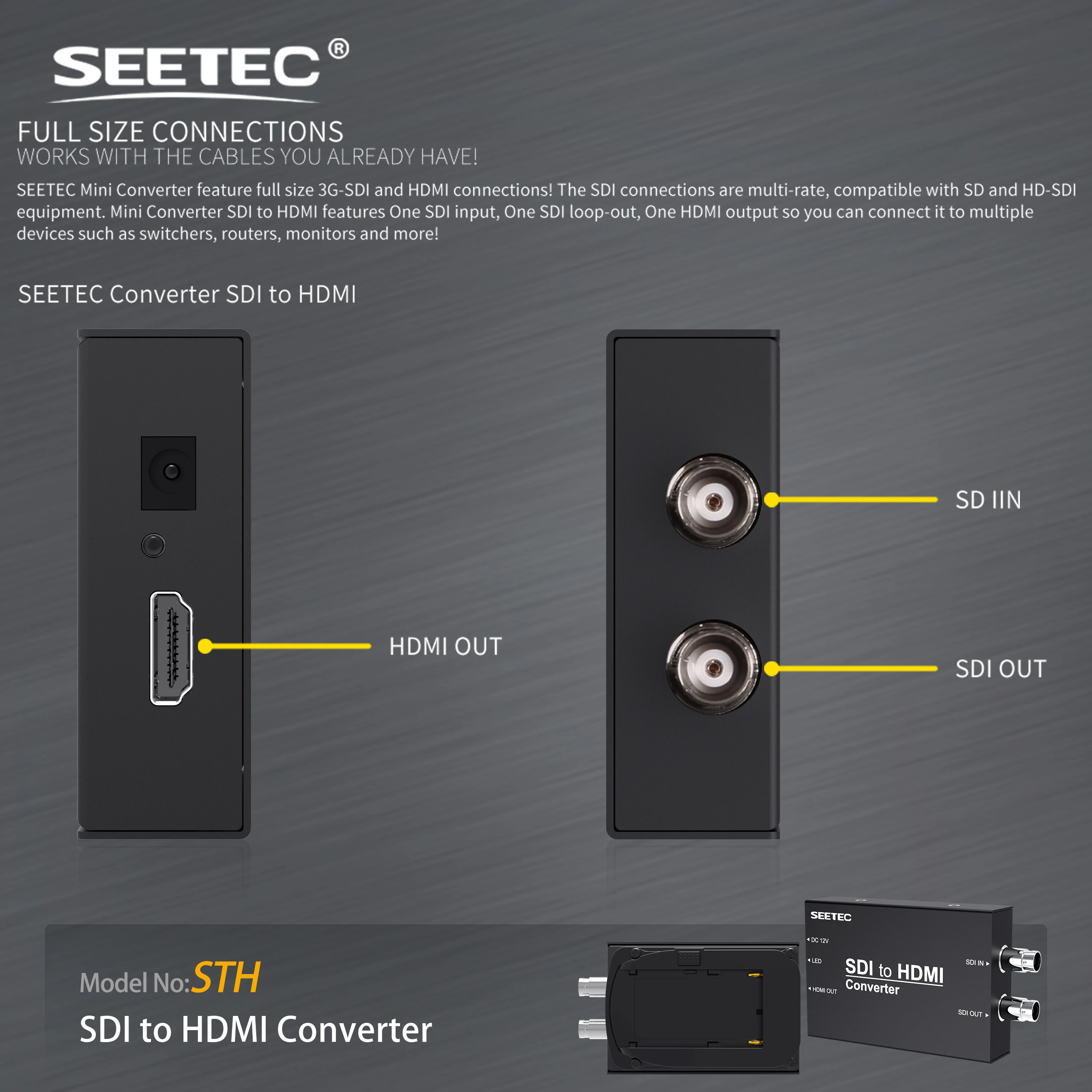 Seetec Portable SDI to HDMI Co - Sdi To Hdmi Converter Broadcast review and price