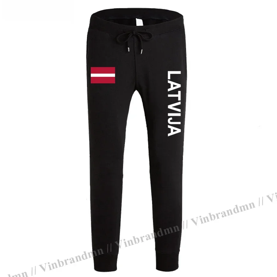 

Latvia Latvija Mens Pants Joggers Jumpsuit Sweatpants Track Fitness Tactical Casual Nation Team Pants Country Flag Latvian LVA