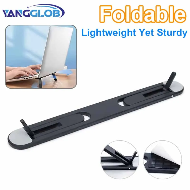 

Universal Laptop Stand–Adjustable Ergonomic Riser for MacBook Pro/Air,Lenovo,Samsung & More|Cooling Design|Foldable & Portable