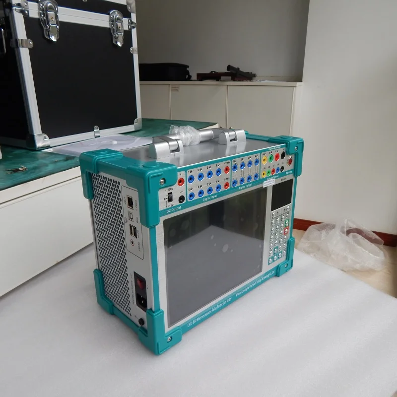 

LND-802 Microcomputer Relay Protection Tester 3-Phase Current Output 8.4" TFT Display DSP+FPGA High Precision