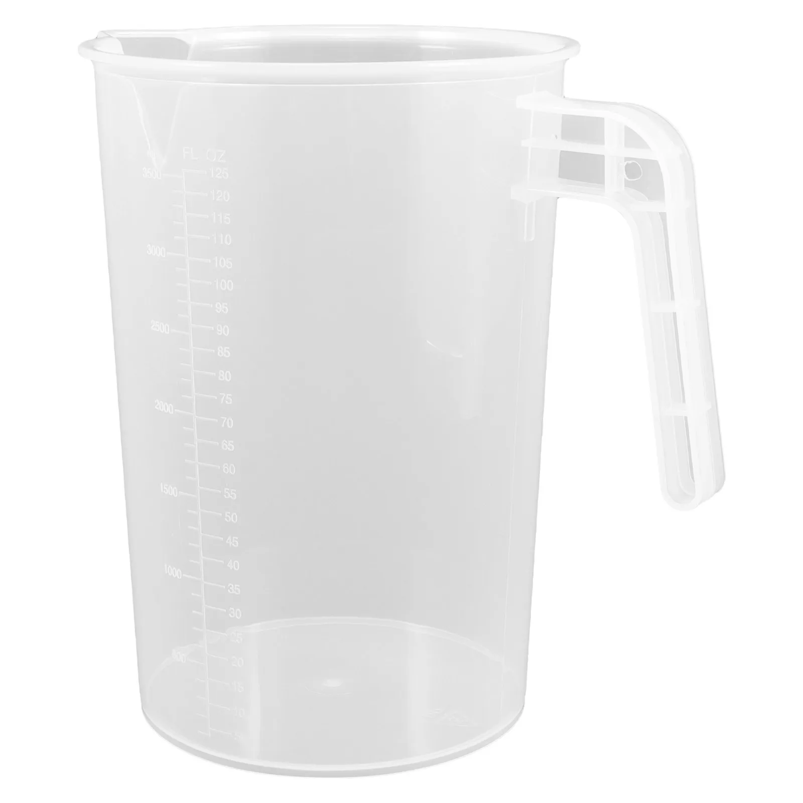 Reusable Large Capacity Measuring Cup 3500Ml Thick Plastic Kitchen Baking Accessory Liquid Graduated Mixing Cup with Handle