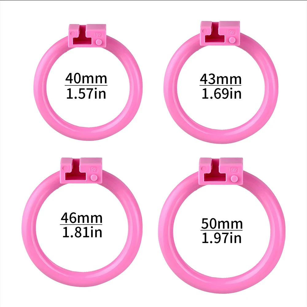 FRKO Labium Male To Female Elastic Belt Chastity Cage Device 4 Penis Rings Lock Cock Discreet Sissy Femboy BDSM Sex Toys For Men