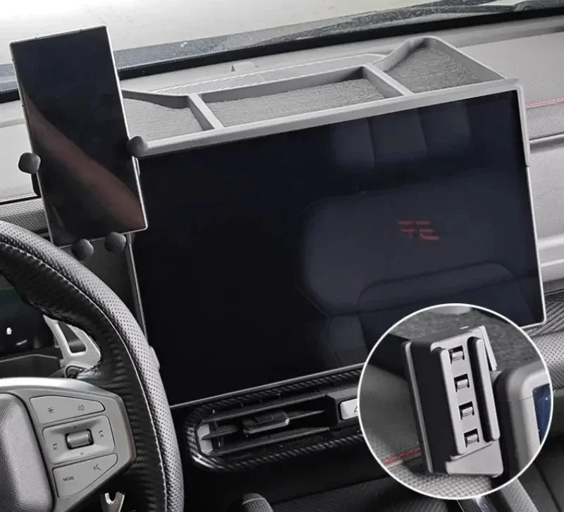 2023-2024 شيري جيتور المسافر T2 حامل هاتف السيارة المحمول تعديل صندوق تخزين السيارة اكسسوارات السيارات الداخلية اكسسوارات الديكور جديد