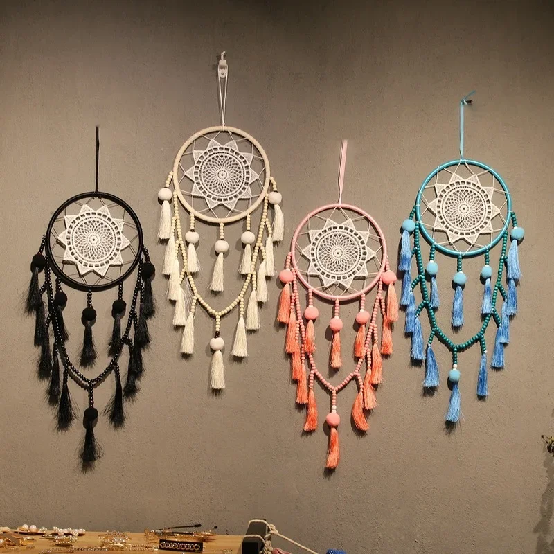 Bohemian Tassel Woven Dream Catcher Nordic Home Bedroom Decoration Creative Wall Pendant Handicraft Pendant