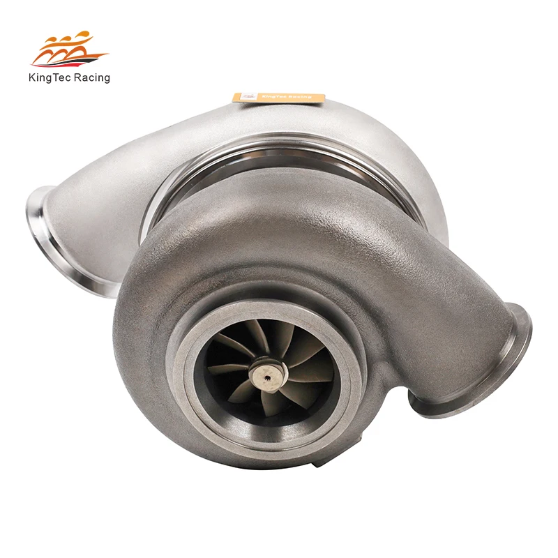 2026 KingTec Aftermarket Turbocharger 757707-0019 Ball Bearing 1.01AR Dual V-band G45-1500 Turbo for High Performance