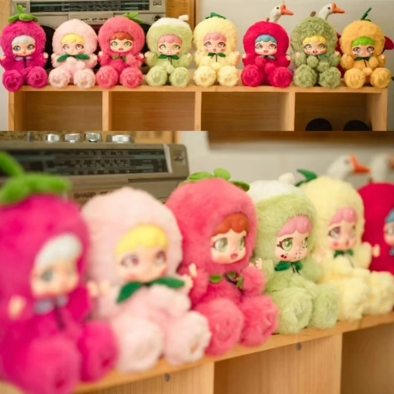 

Midoo Fruit Baby Having Fun Series Plush Vinyl Blind Box Cute Doll Backpack Pendant Desktop Ornament Girl Decor Surprise Gift