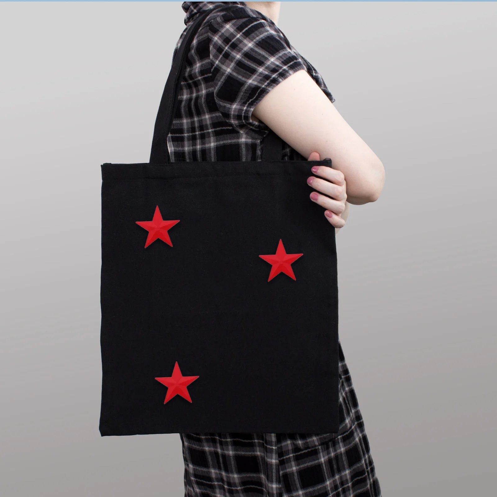 10 قطعة قبعة نجمة خماسية بروش خفيفة الوزن دبابيس التلبيب الألومنيوم للقبعات والسترات حقائب الظهر شارة الصدر أنيقة للجنسين #4