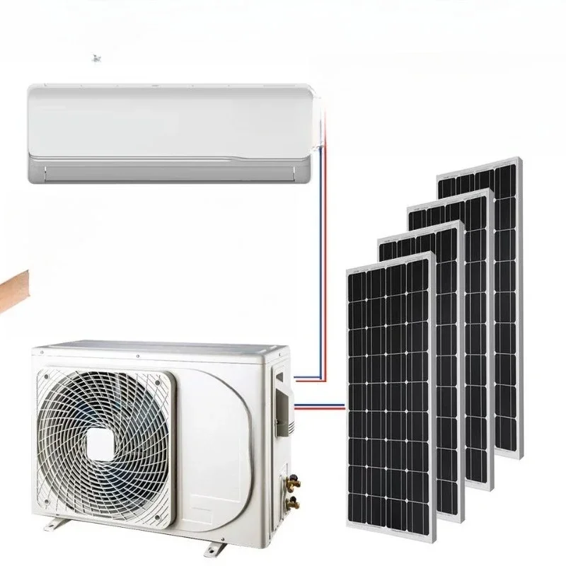 

Solar Air Conditioning 12000BTU 18000BTU 24000BTU Hybrid Easy Installation Split Hybrid Portable