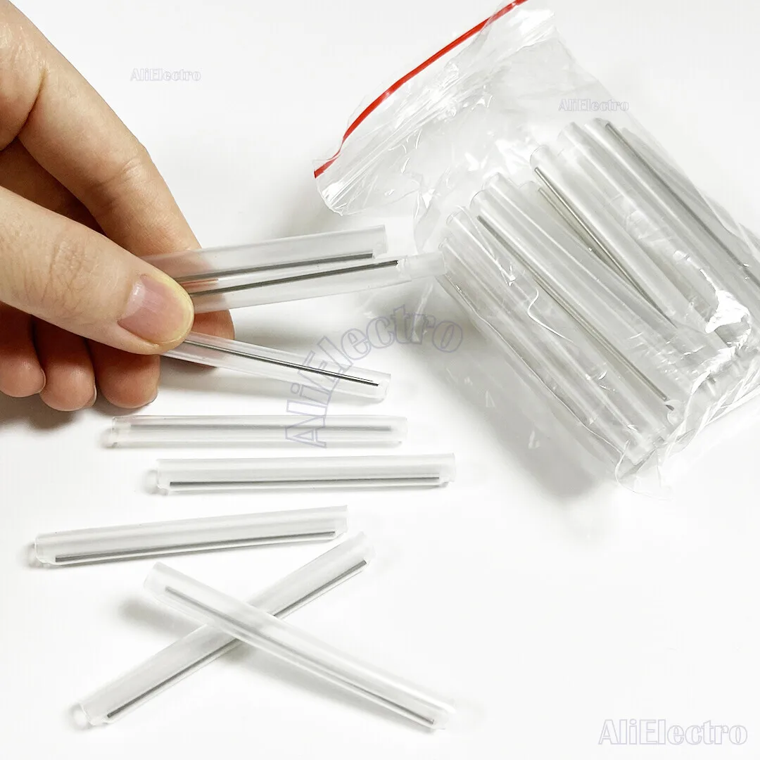 60x5.5mm 1pin 1Kpcs  Needle Fiber Heat Shrinkable Tube 60mm FTTH Fiber Fusion Splice Protection Tube Free Shipping