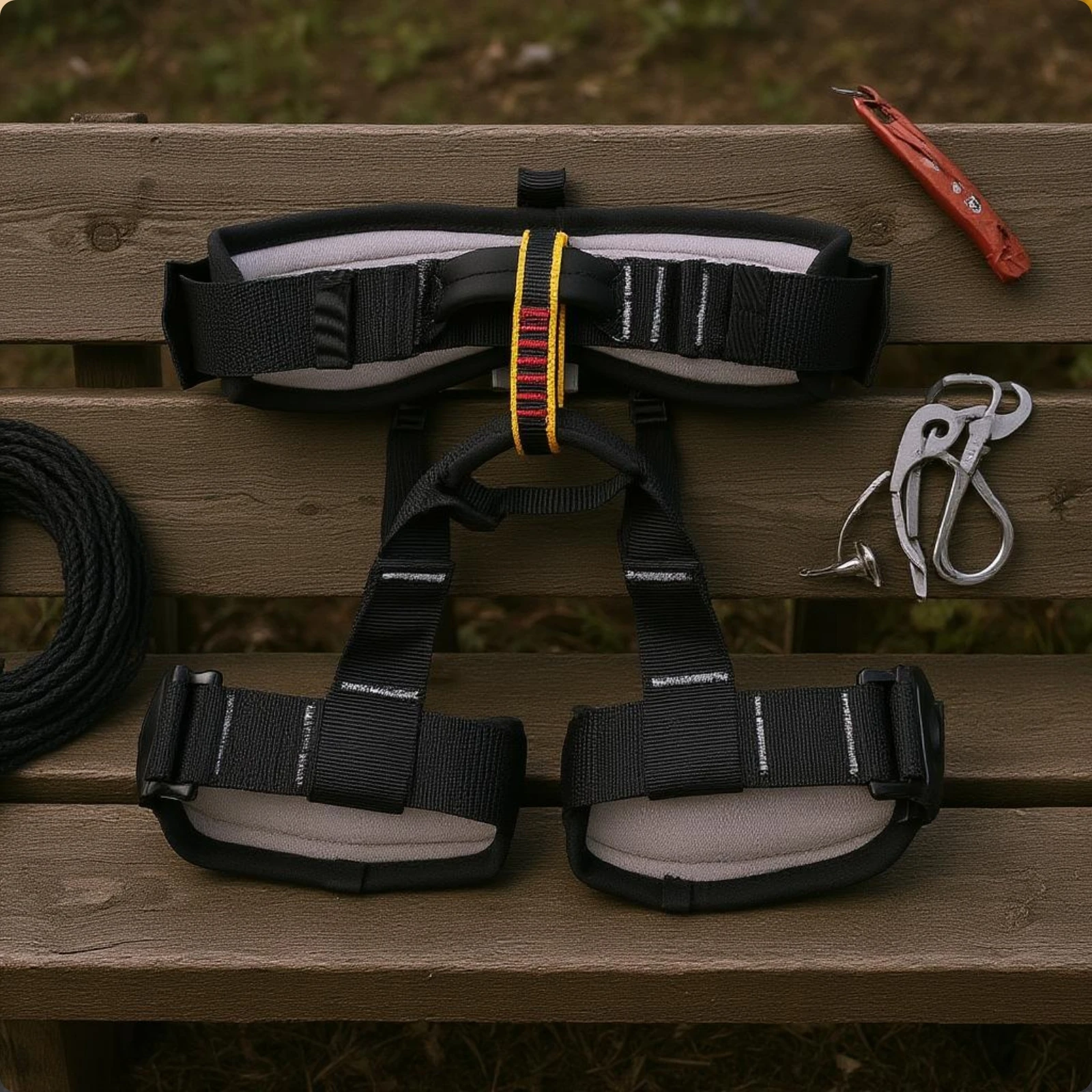 Arnés de Escalada de Medio Cue - Harness Climbing Adjustable reseña y precio