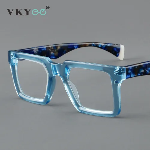 Imagen 2 del producto VICKY, nuevo estilo, gafas de protección contra luz azul con diseño de marco cuadrado Retro Simple personalizado, se pueden personalizar con prescripción 25005