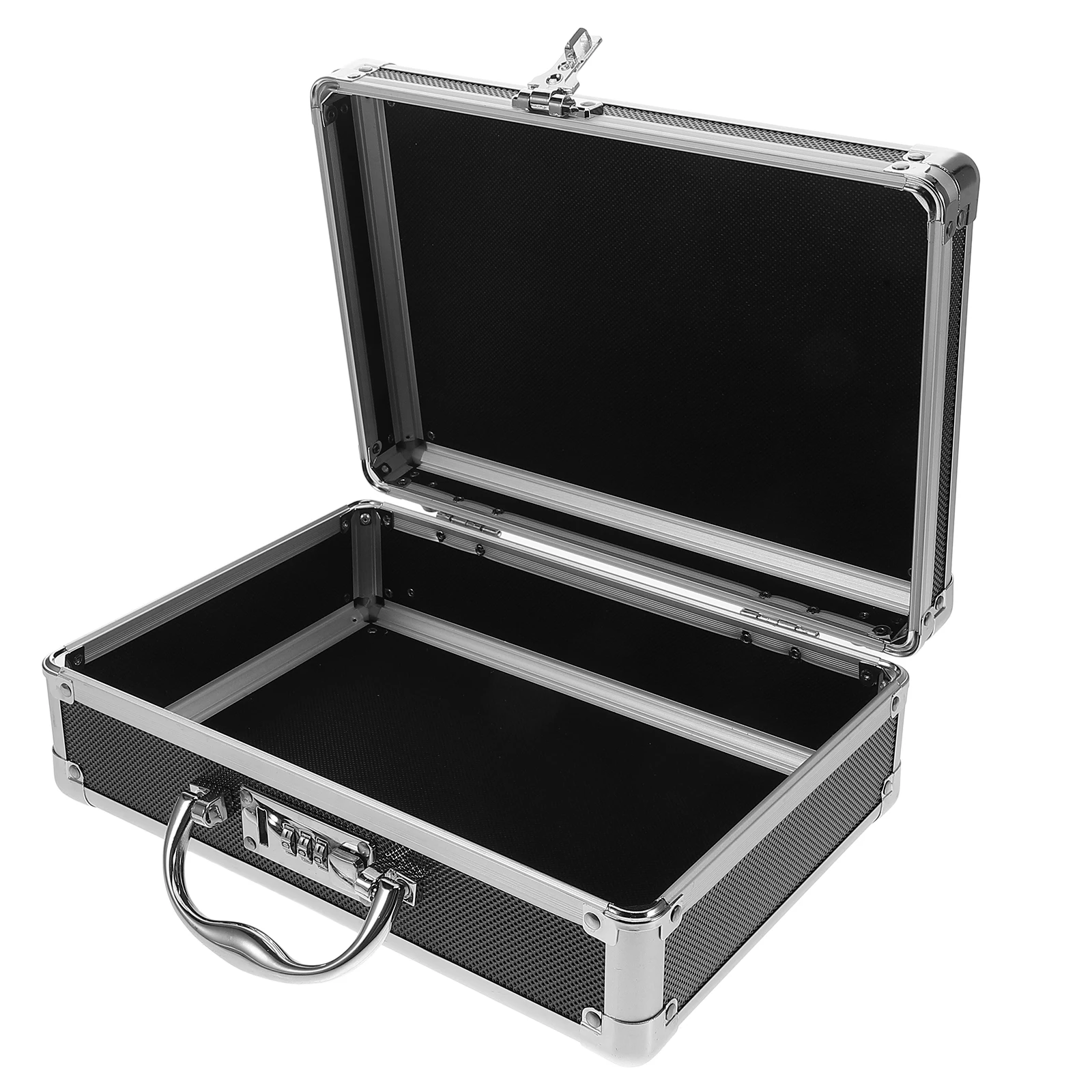 

Toolbox Large Capacity Aluminum Alloy Case Portable Hand Tool Box Empty Metal Suitcase Household Storage Organizer