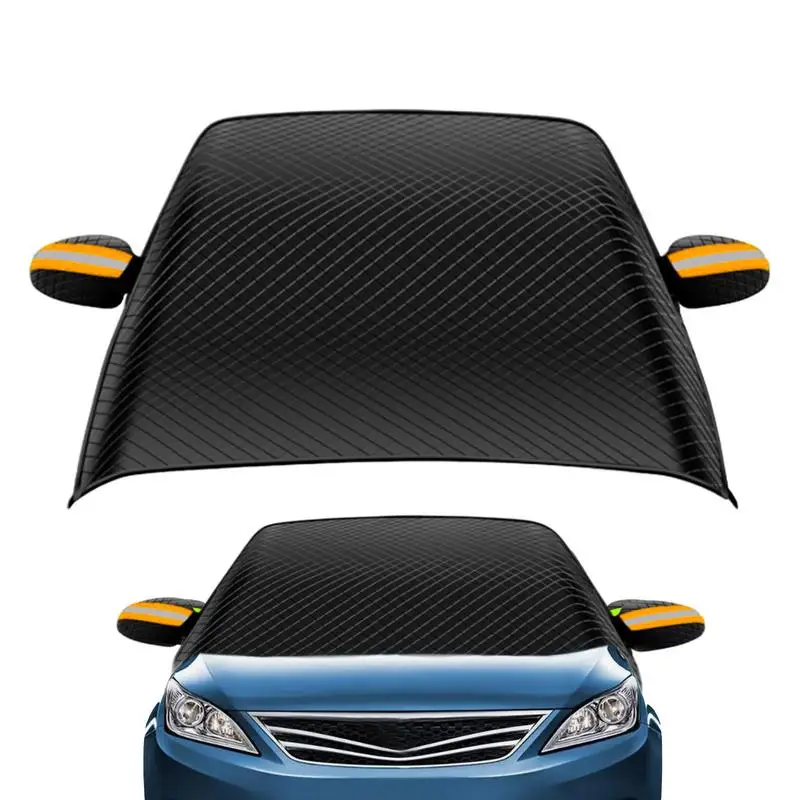 

Солнцезащитный козырек на лобовое стекло автомобиля с магнитами, солнцезащитный козырек, автомобильный снежный чехол, водонепроницаемый защитный чехол для зимнего автомобиля, чехол на лобовое стекло автомобиля