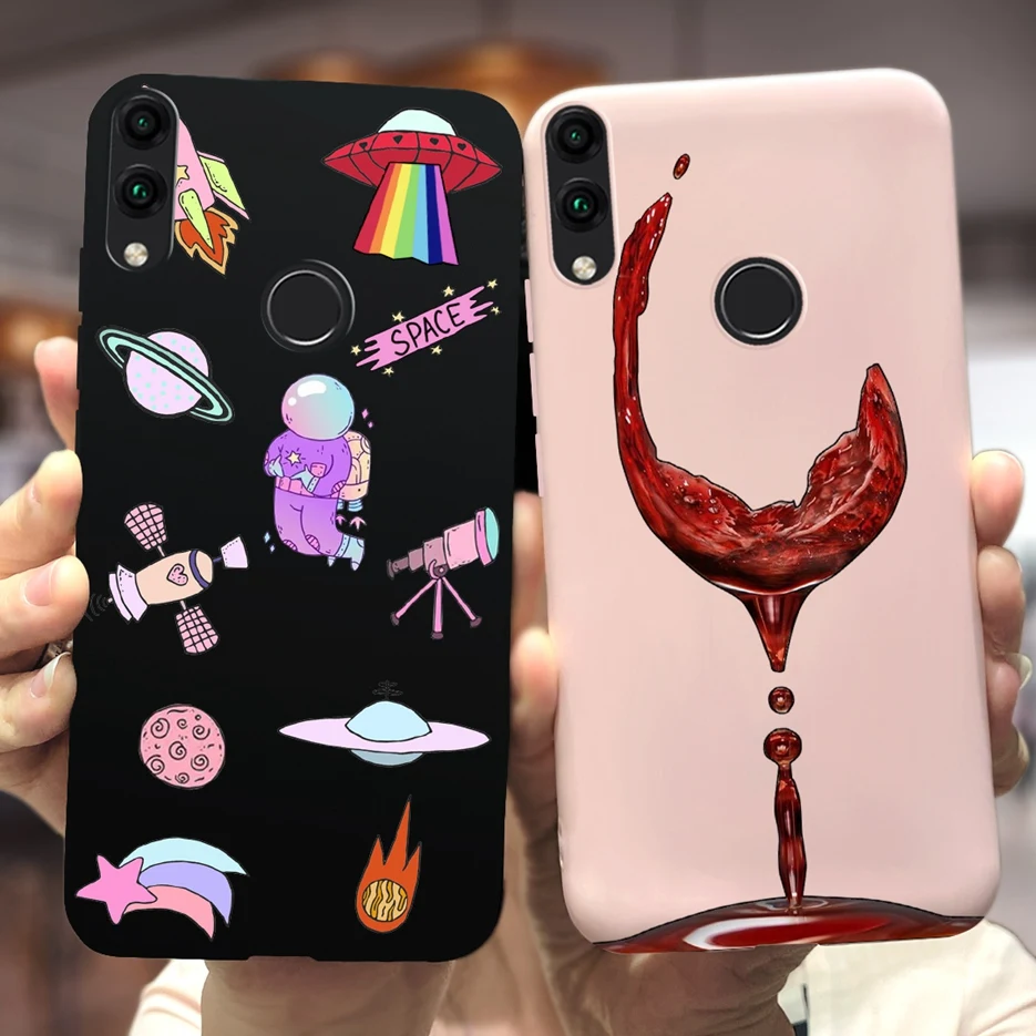 For Huawei Honor 8C Case Honor 8A 8X 8S Stylish Painted Cover Soft Silicone TPU Phone Case For Honor 8S 8X Honor8A Honor8C Coque