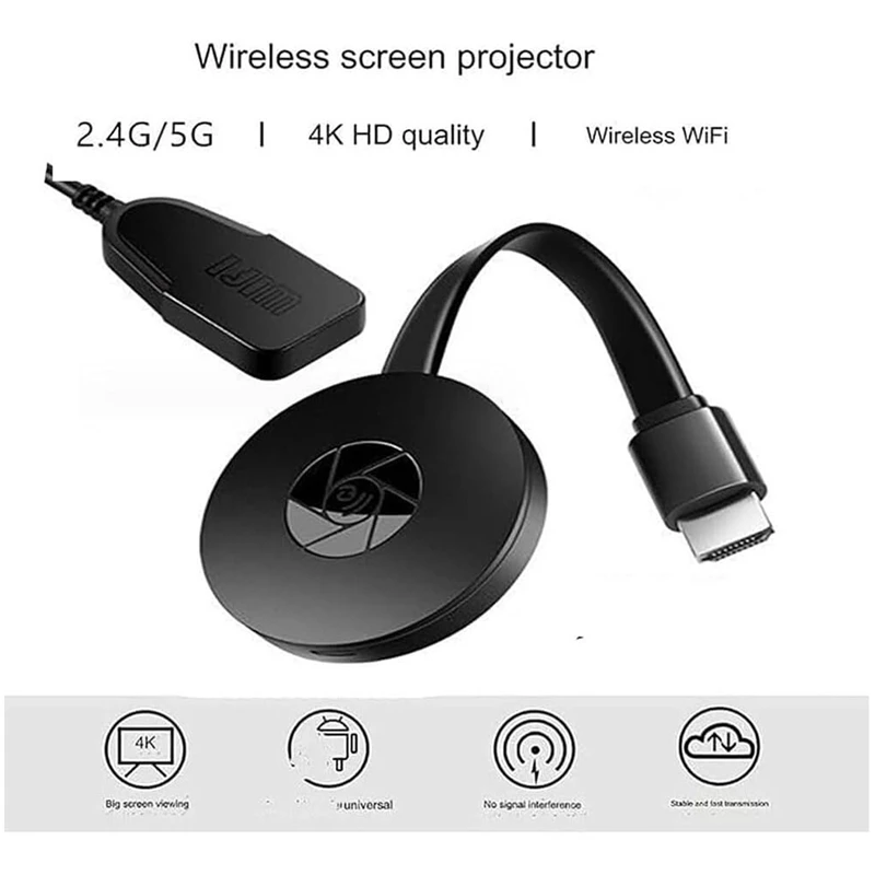 شاشة عرض متزامنة 2.4G 1080P مجموعة شاشة هوائي خارجي لاسلكي نفس الشاشة كيت جهاز عرض الكمبيوتر مع شاشة التلفزيون