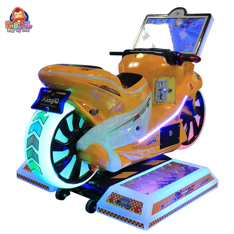 

Игровой автомат для детей: гоночный мотоцикл, аркадный, с монетоприемником, для помещений, в продаже