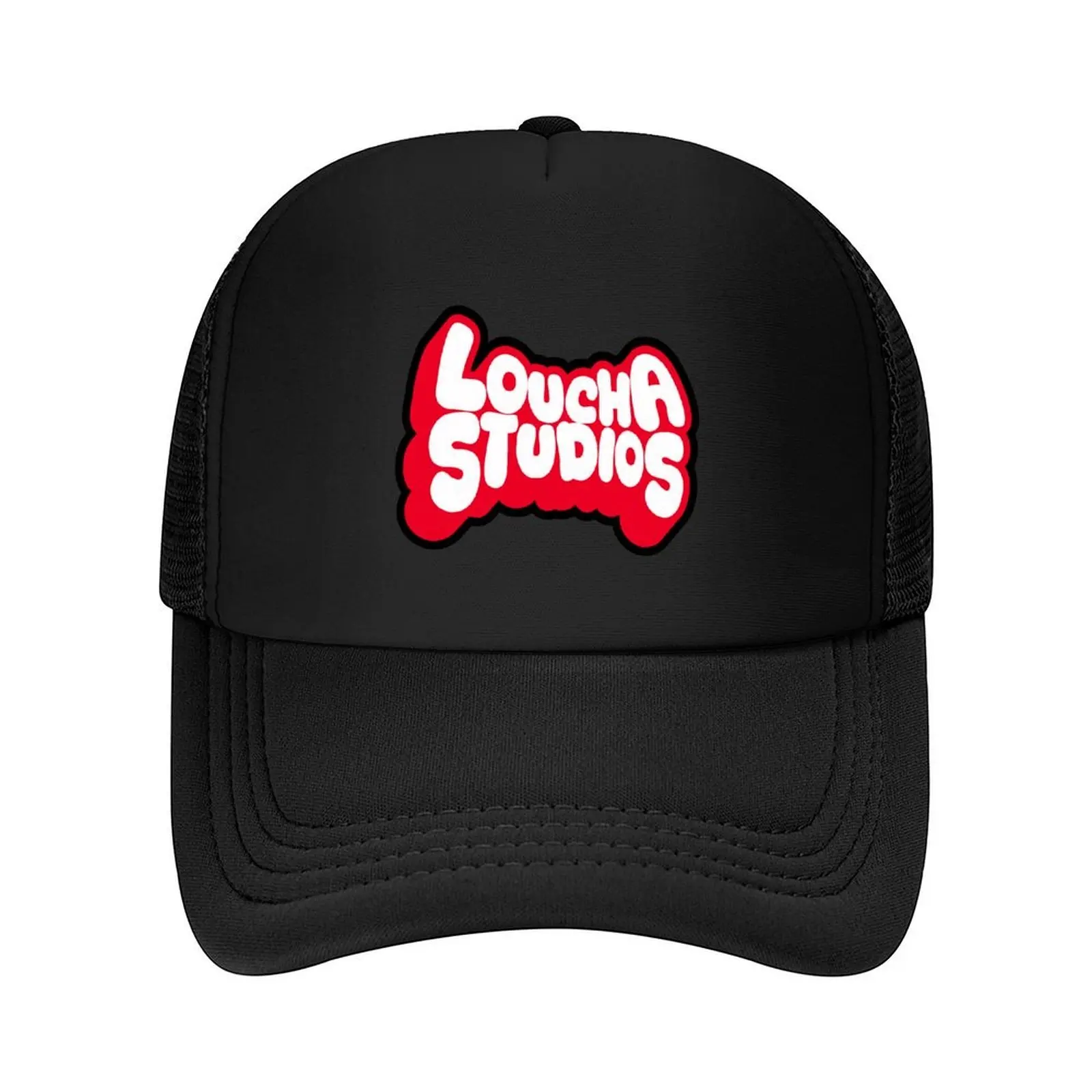 

LOUCHA STUDIOS logo (Red & Black) Baseball Cap Thermal Visor beach hat Kids Hat Beach Outing Girl'S Hats Men's