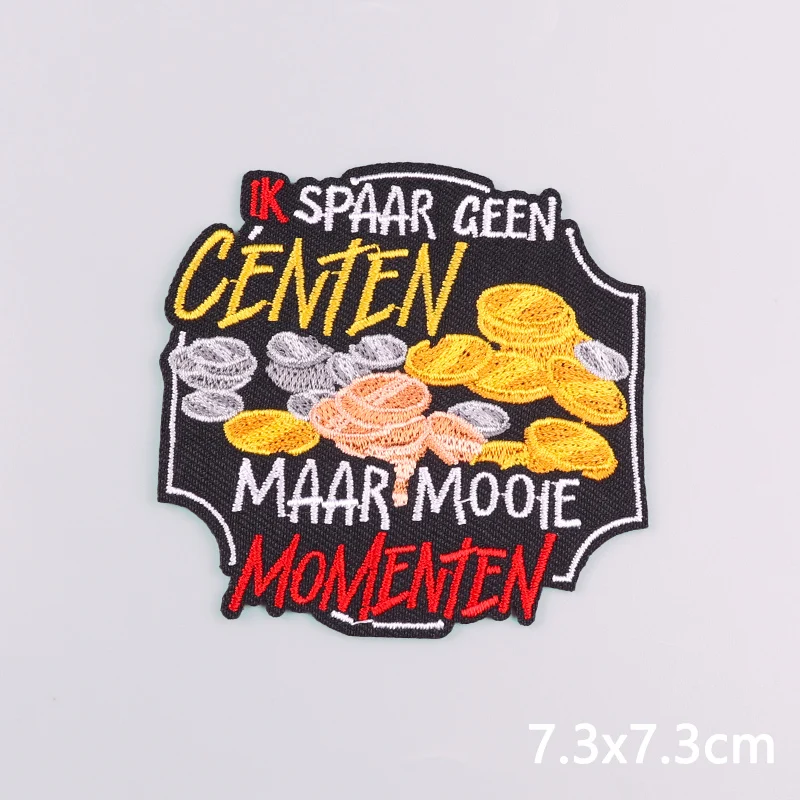 Neue gestickte Patches Oeteldonk Emblem Patch Eisen auf Patch auf Kleidung Niederlande Karneval Frosch Applikation Patches für Kleidung – Detail 8