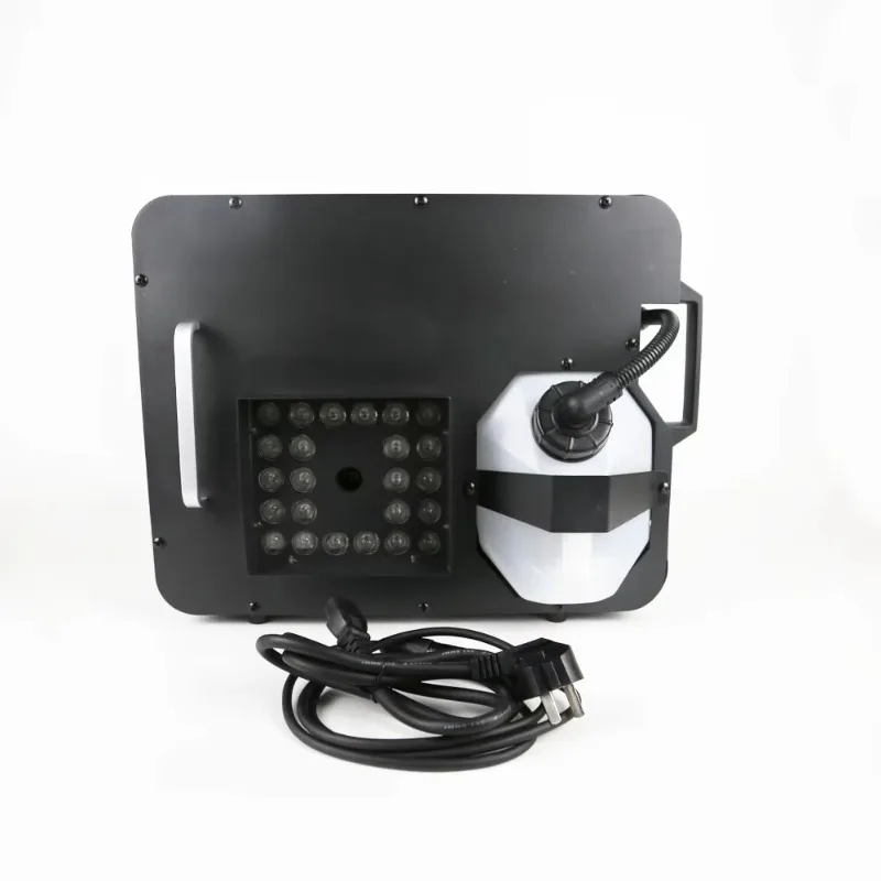 1500W 24 Light Emitting Diode RGB Vertical Fog Machine RGB Stage Light Strip Remote Control Electric Fog Machine Wedding