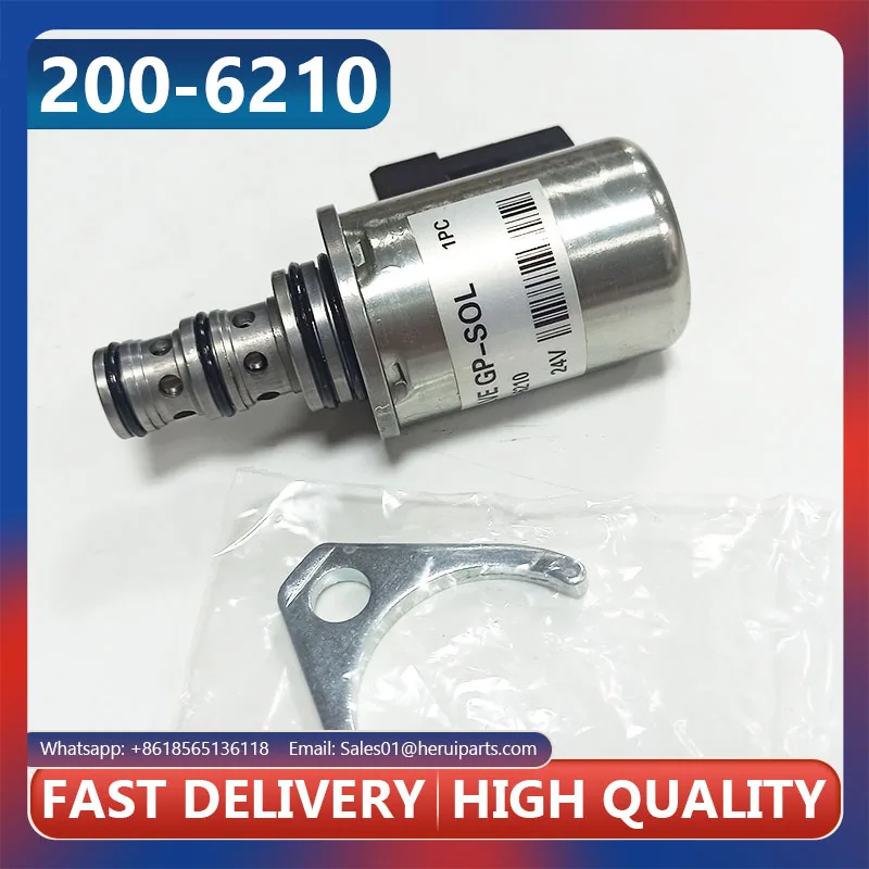 

200-6210 2006210 Solenoid Valve 12V/24V For 420E Loader 430E 432E 434E 444E 450E 450F