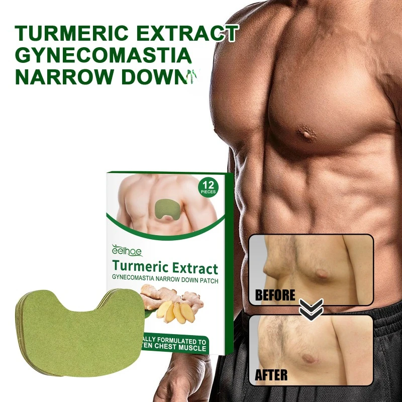 Anti-celulite Fat Burning Patch para homens, forma firme do corpo, anti-celulite, encolher o peito, fortalecer os músculos, fitness, cuidados de remoção de ginecomastia