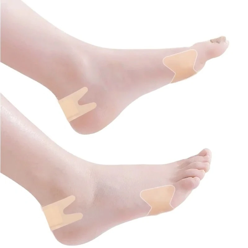 50Pcs/Set First Aid Band Aid Heel Tape Stickers Wound Dressing Patch Butterfly H Shape Plasters Breathable Adhesive Bandages