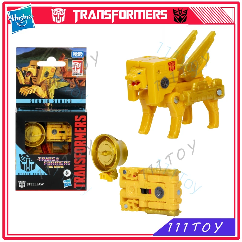 En Stock Hasbro Transformers juguetes clásicos serie de estudio Core Class Steeljaw figura de acción Robot juguete coleccionables regalos pasatiempos