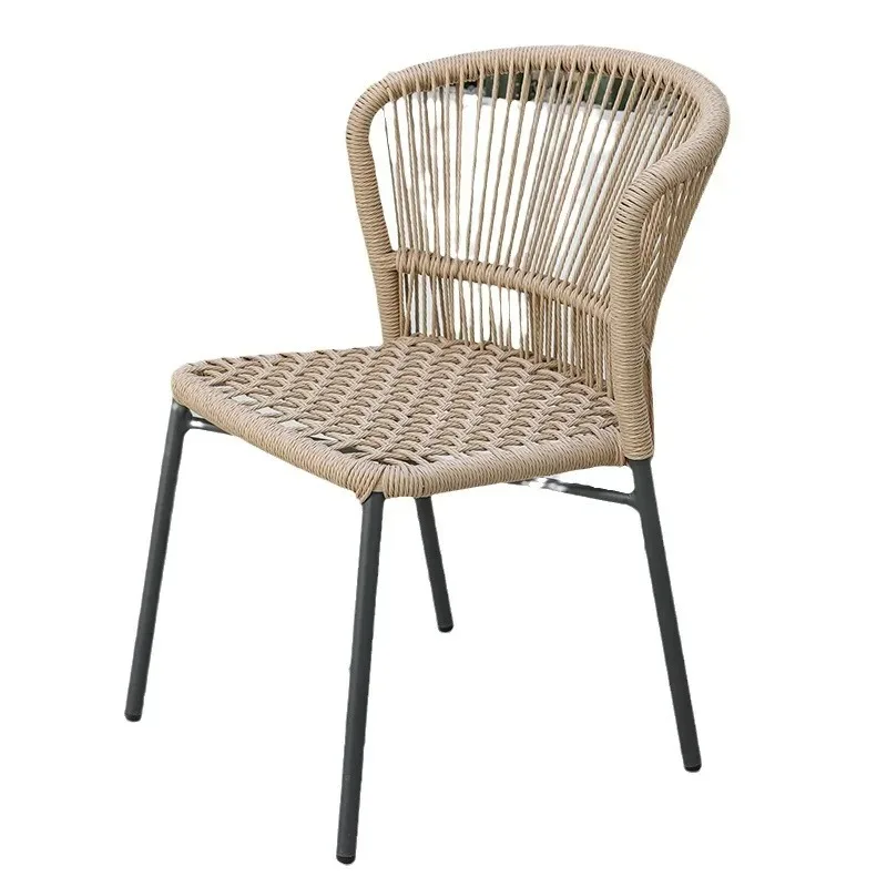 

Outdoor table and chair courtyard rattan chair outdoor leisure chair villa
