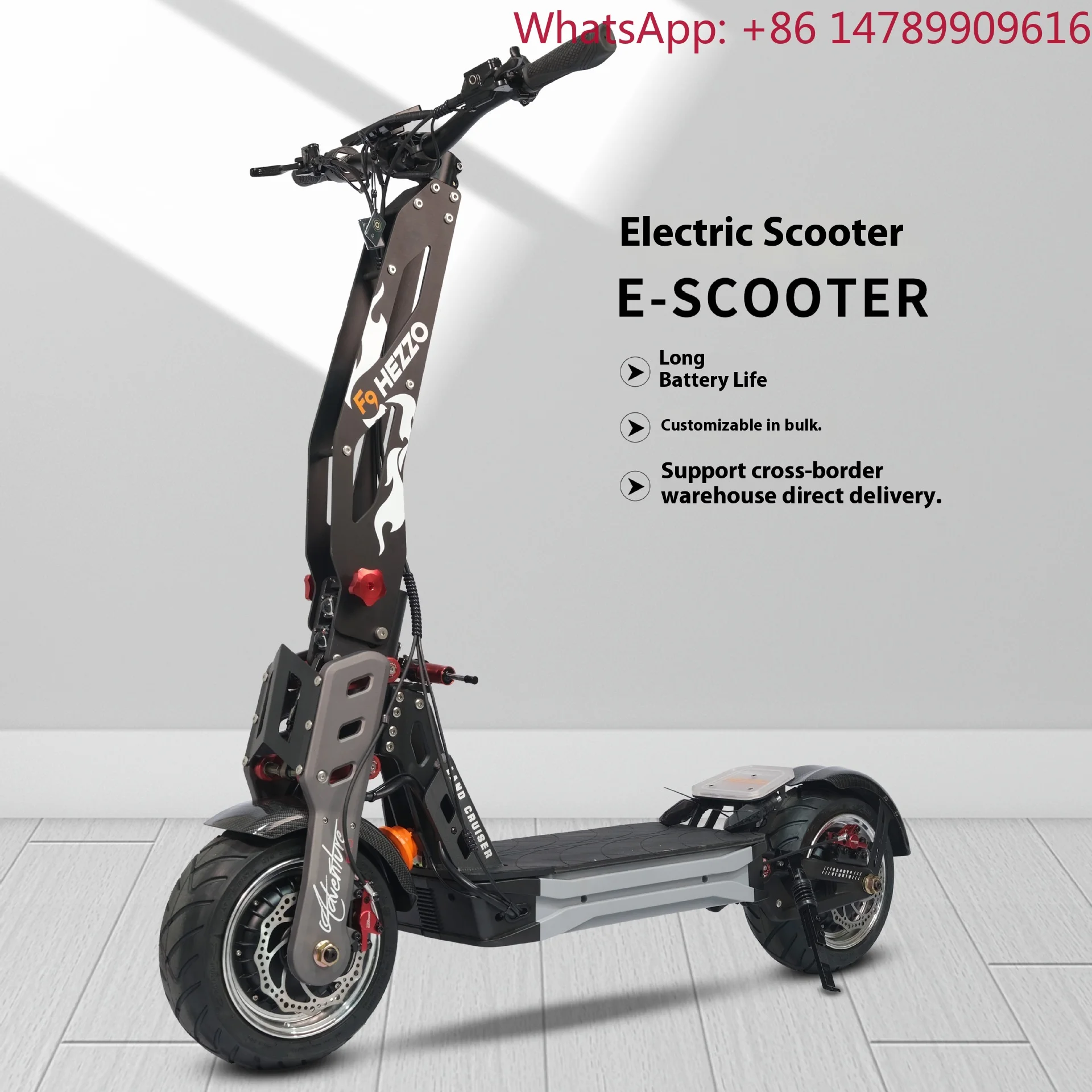 All-Terrain8000W Dual-Drive Brushless Motor Aluminum Alloy Foldable Waterproof Sensor Newenergy Moped Lithium Battery Cross-Bord