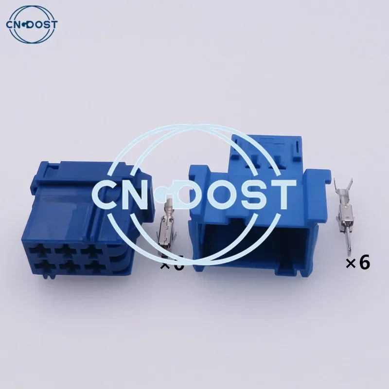 

Комплект из 6-контактных разъемов 1-965641-1 и 8-968970-1 AC, синий, для автомобильных кабелей, неизолированный, автомобильные запчасти