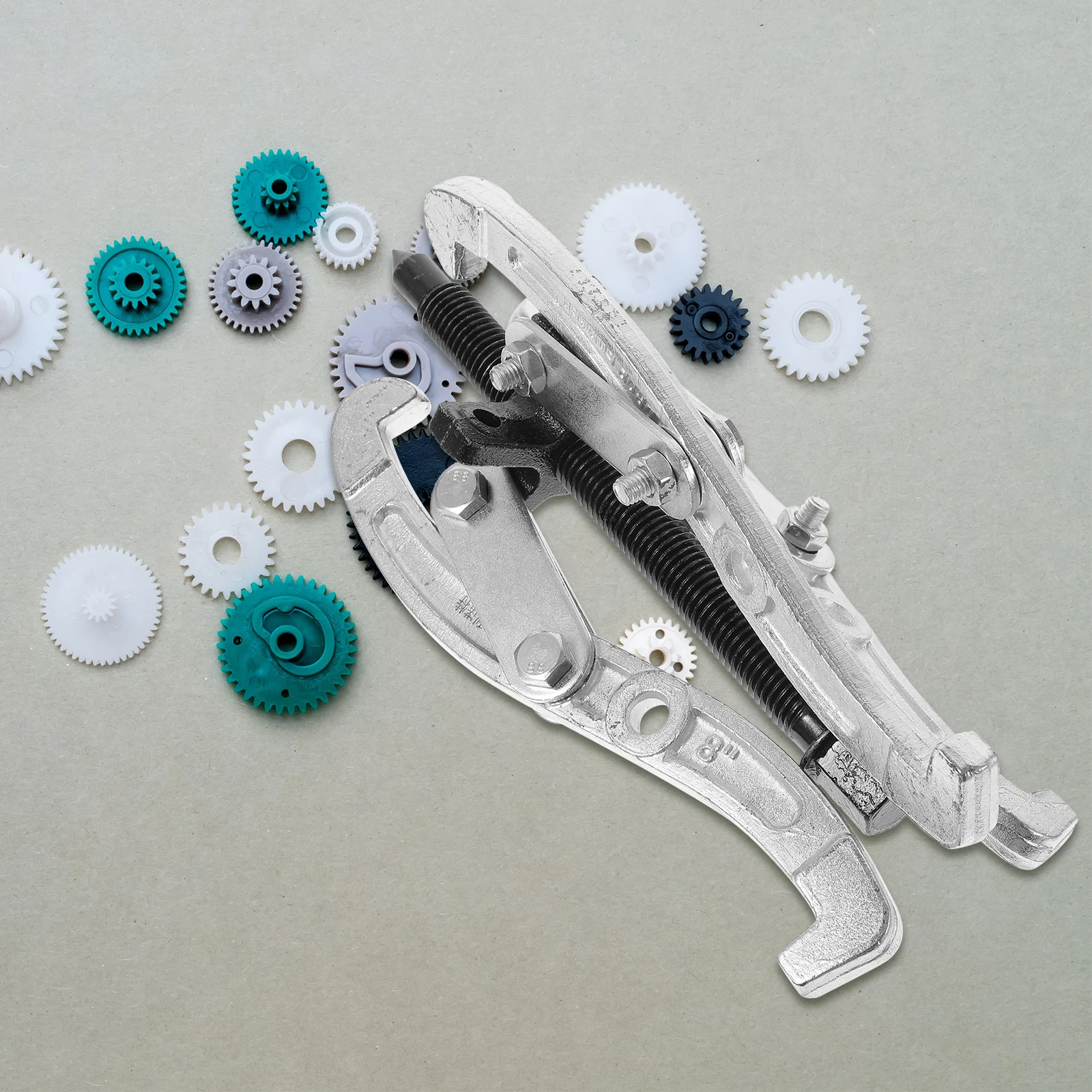 

1pc Steel Three-Jaw Puller Bearing Gear Remover Tool Durable Rustproof Heavy Duty For Pulleys Sprockets Flywheels Repair Tools