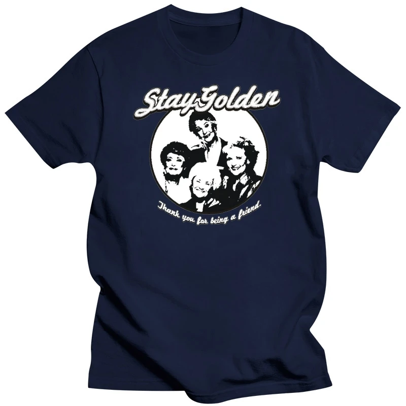 Men Golden Girls Stay Golden Graphic T-Shirt Picture Frame