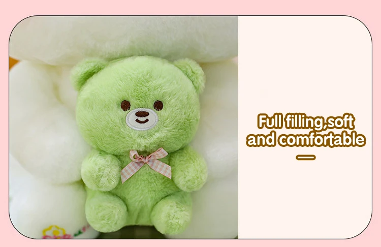 30/40 سنتيمتر عناق الدب أرنب أفخم دمية لينة الحيوان وسادة محشوة لطيف قطرة الأذن ألعاب من نسيج مخملي هدية للأطفال عيد الميلاد عيد الحب صديقة #4