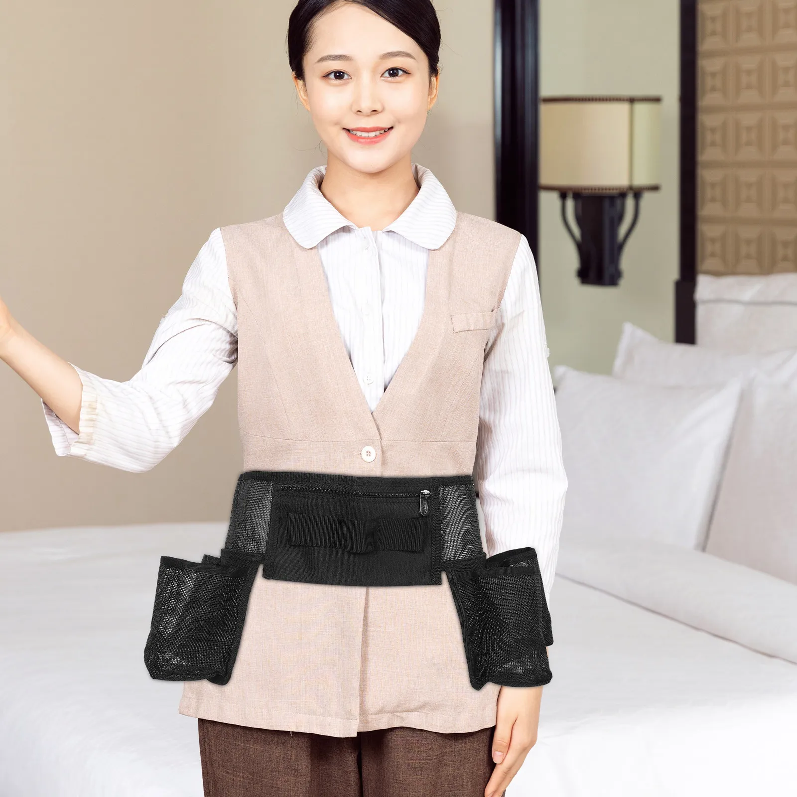 人間工学に基づいたクリーニングツールベルトバッグ多機能防水ツールオーガナイザーポータブルウエストバッグハウスキーピングメンテナンス用