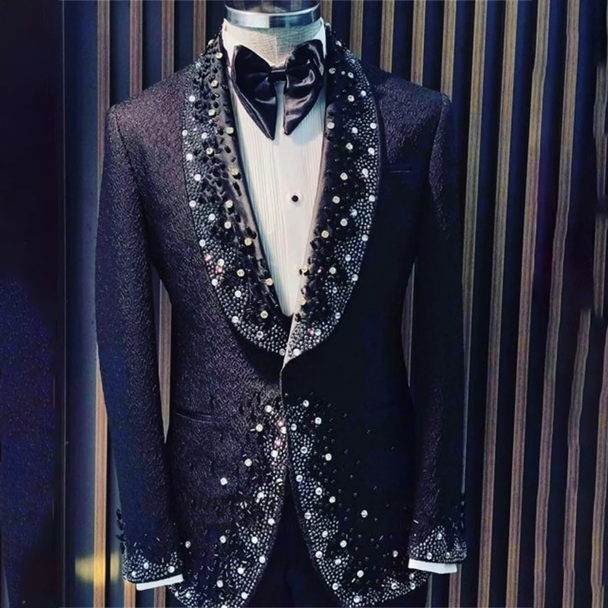 

Luxury Men's Suits Groom Wear Wedding Tuxedo Blazer Tailore Made Formal Banquet Male Prom Dress Elegant Costume Homme