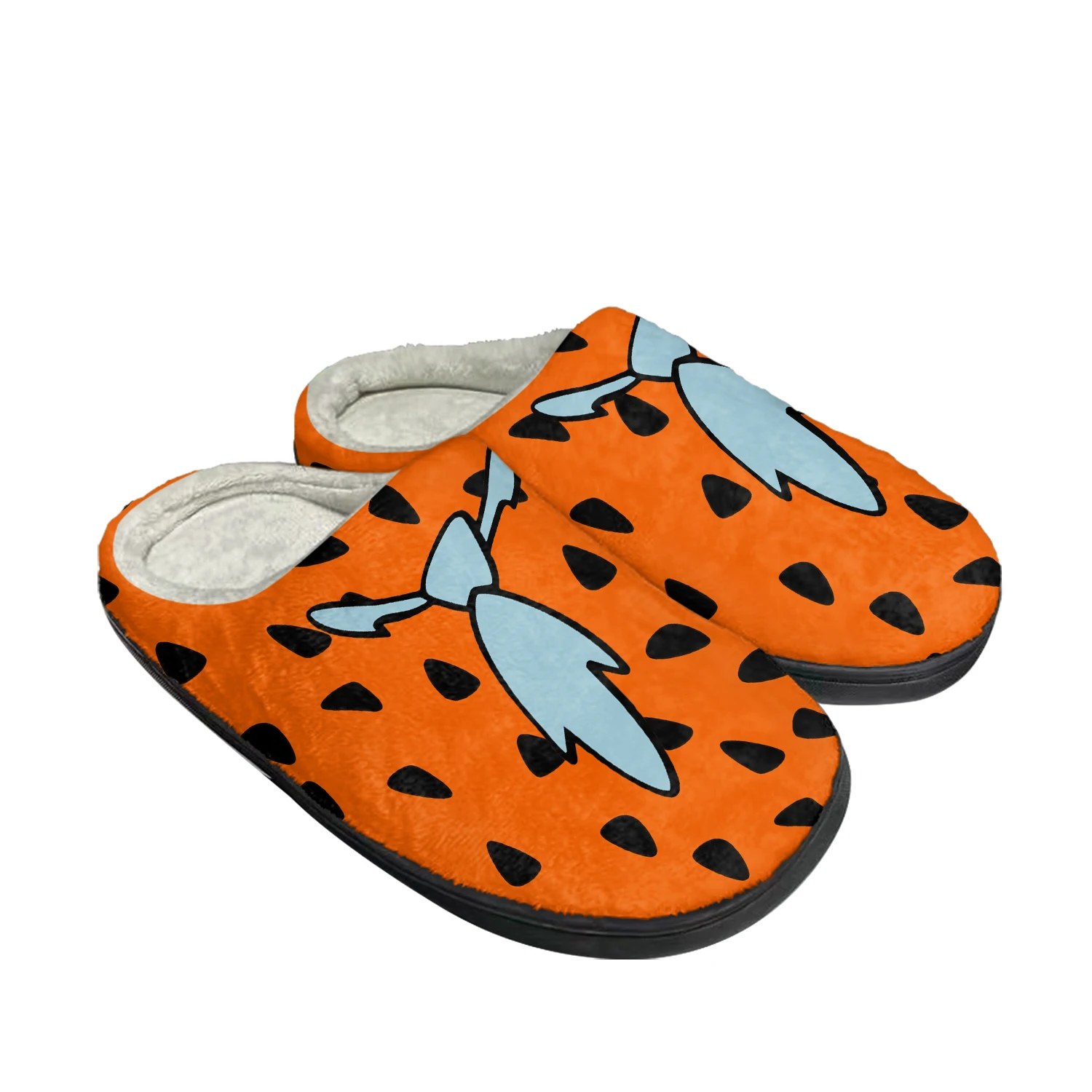 

Cartoon Primitive Man Fred Flintstone Home Cotton Shoes High Quality Men Women Youth Boy Girl Plush Bedroom Warm Custom Slipper