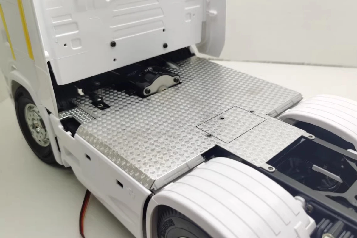 

Большая противоскользящая пластина из нержавеющей стали, аксессуары для 1/14 Tamiya RC грузовик с прицепом Scania 770S 56368, детали для обновления «сделай сам»