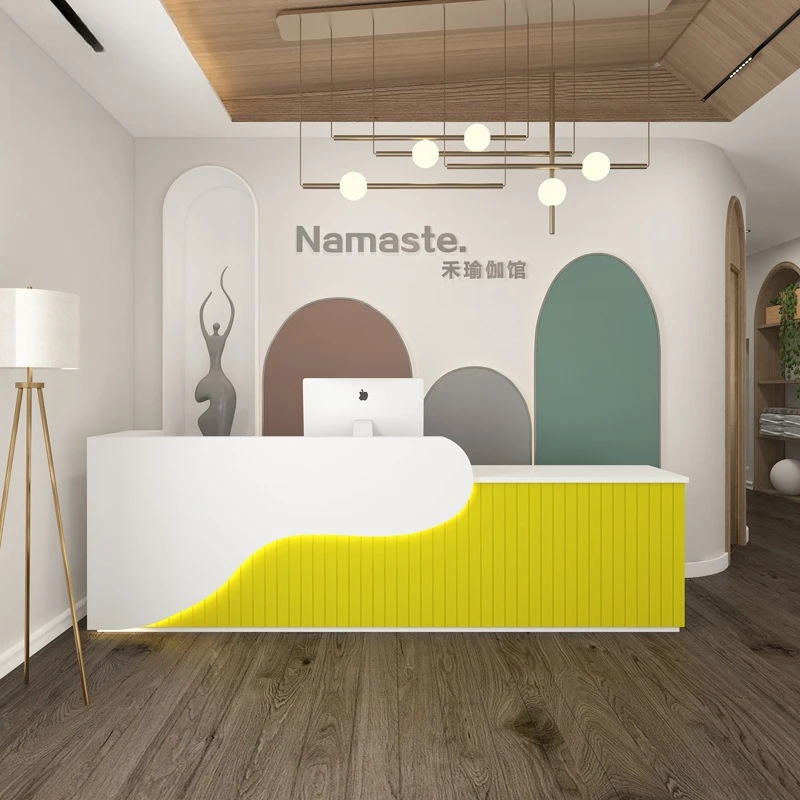 Shop checkout page Simple modern kindergarten dance training Children's education institution Bar counter