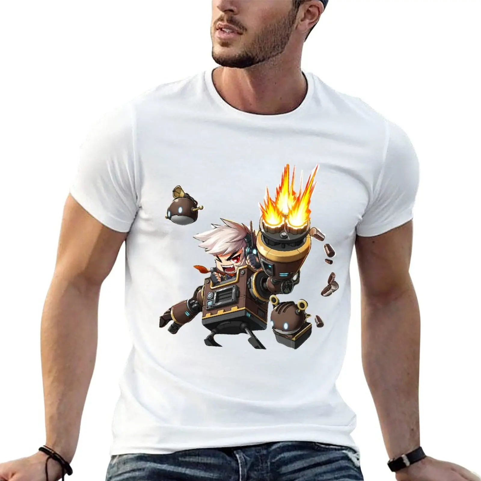 New Maplestory T-Shirt tees black t shirts t shirts men