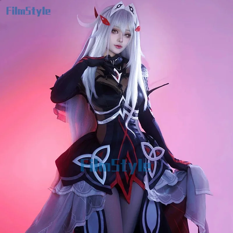 

Genshin Impact Ronova Women Cosplay Costume Cos Game Anime Party Uniform Hallowen Play Role Clothes Clothing