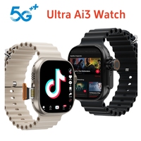 Microwear Ultra ai3 Smartwatch 4G Android Amoled HD Camera GPS WIFI Google Play Store APP Download Game Bluetooth Smart Watch