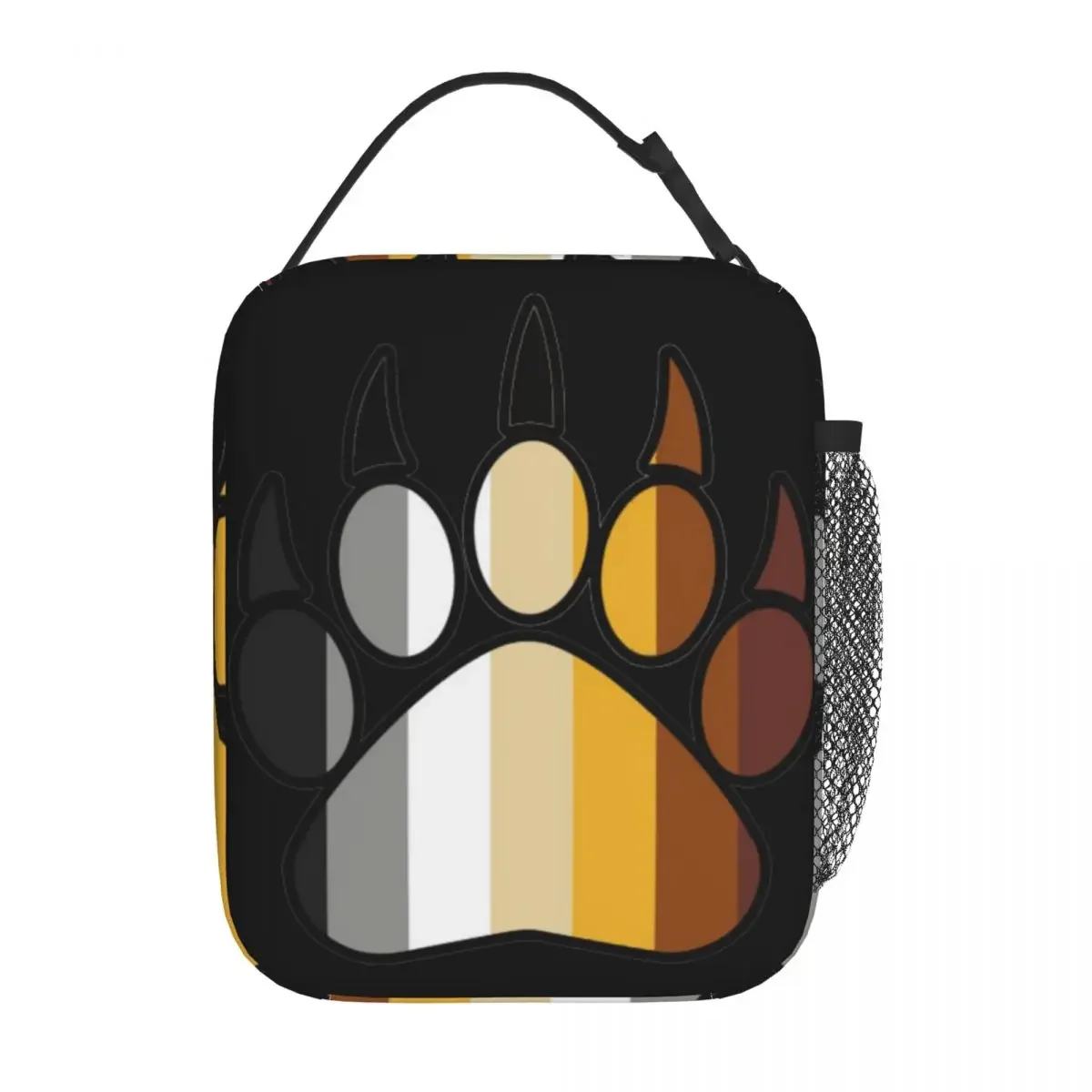 Insulated Lunch Bag Bear Pride Paw Lunch Box Tote Food Handbag