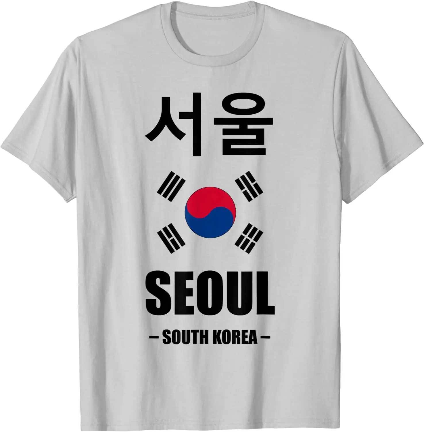 Seoul South Korea Flag Clothes Gift T Shirt New 100% Cotton Short Sleeve O-Neck Casual T-shirts Harajuku Streetwear Top