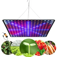 Full Spectrum LED Plant Grow Light Ultrathin Panel Phyto Lamp EU Plug 45W for Greenhouse Hydroponic Plant Growth Lighting